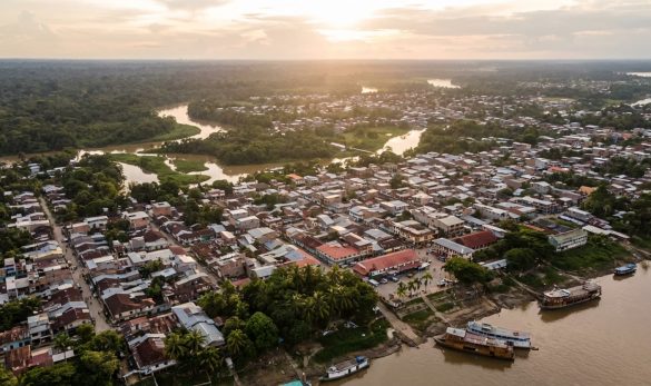 Iquitos city during the Iquitos City Tour tour in the Amazon rainforest near Iquitos, Peru