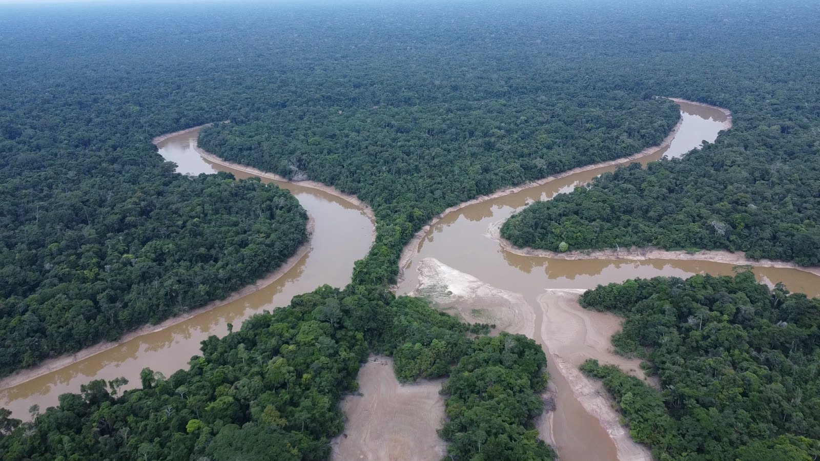 Amazon river during the 6-Day Pacaya Samiria Expedition tour in the Amazon rainforest near Iquitos, Peru