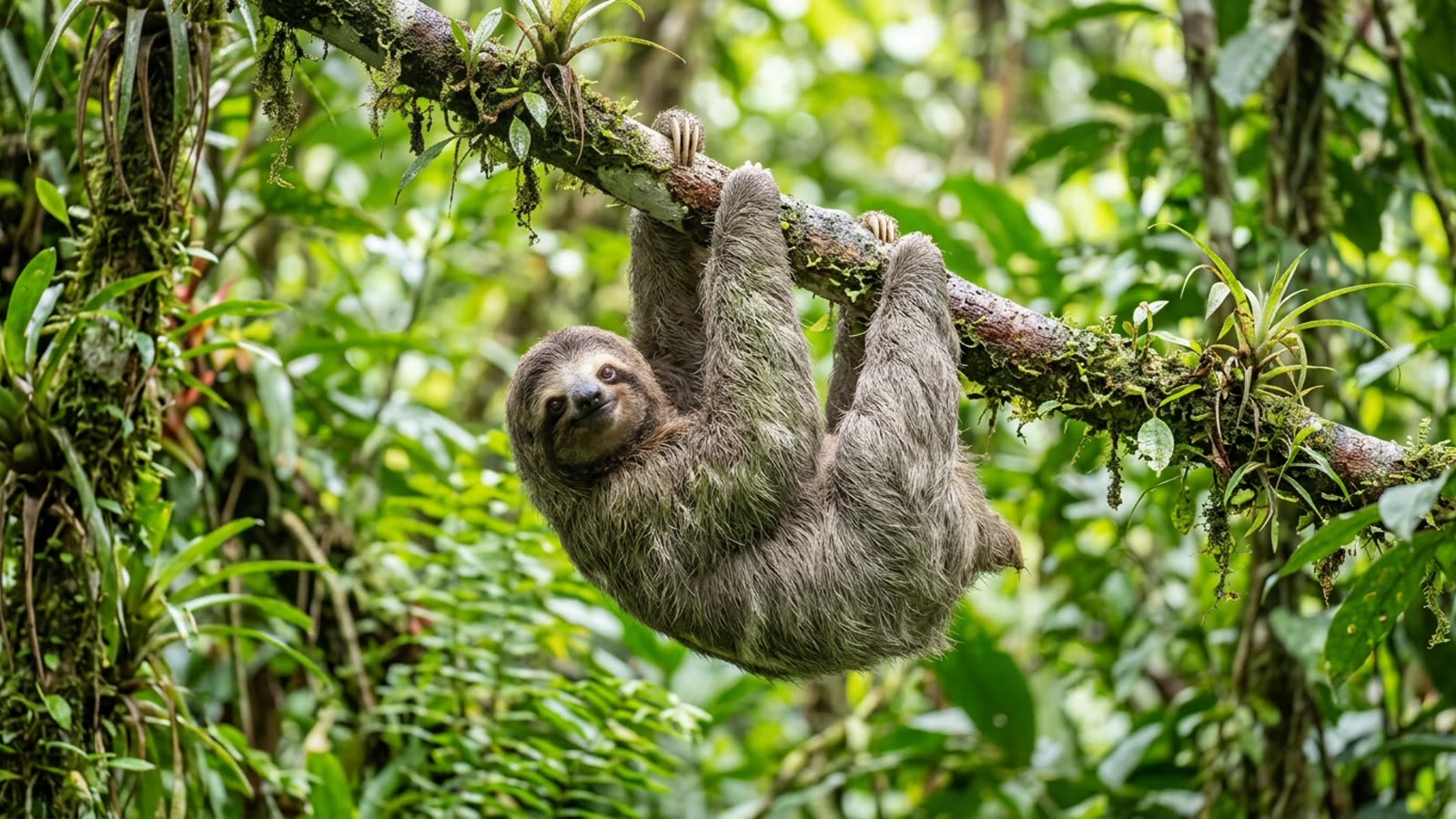 Sloth — 3-Day Maniti Eco-Lodge Experience, Amazon rainforest lodge tour near Iquitos, Peru